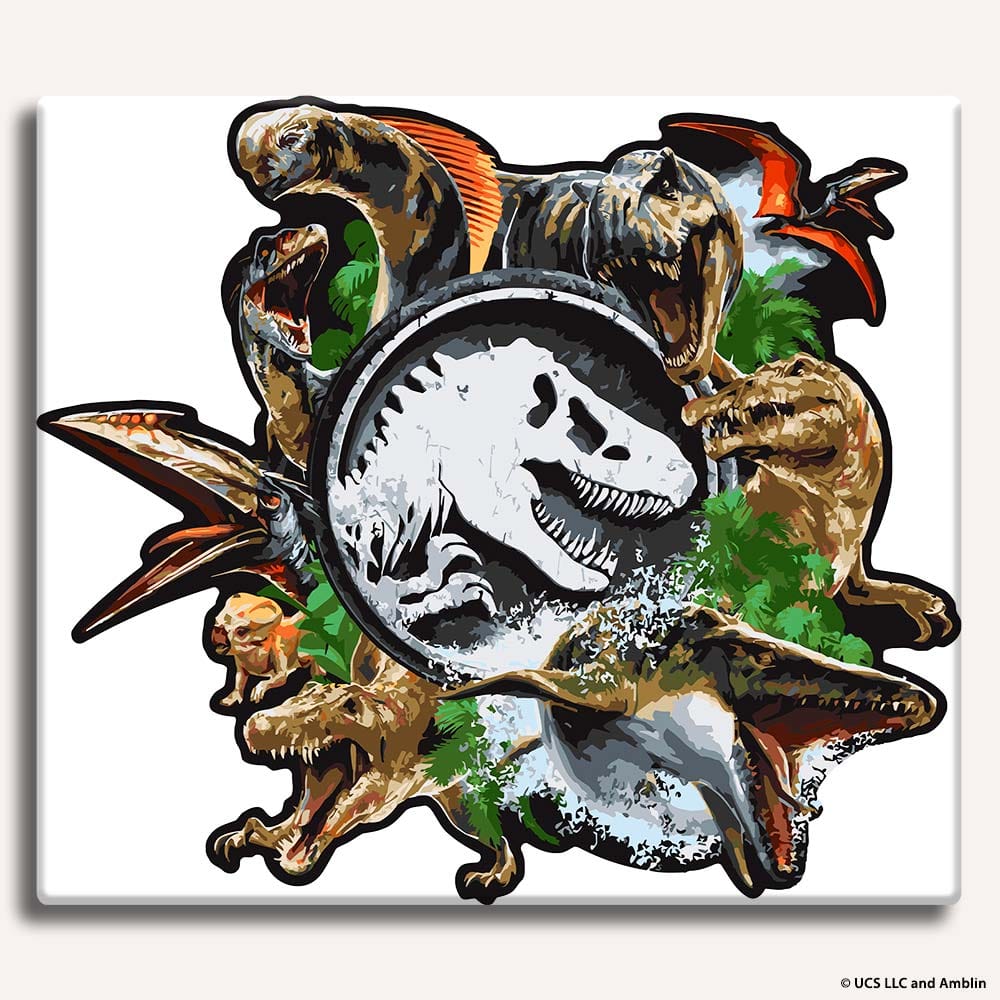 Jurassic Icons - Paint By Numbers Kit