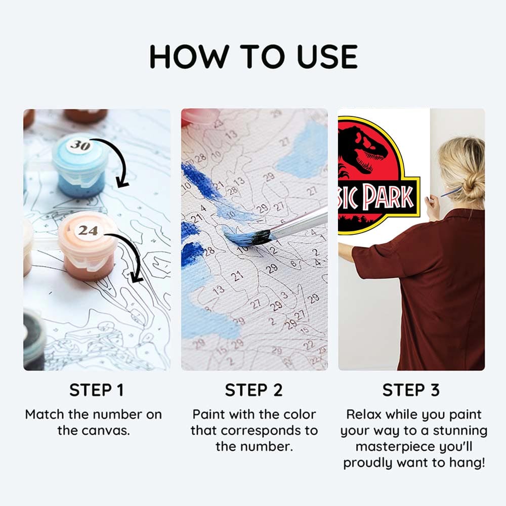 Jurassic Park - Paint By Numbers Kit