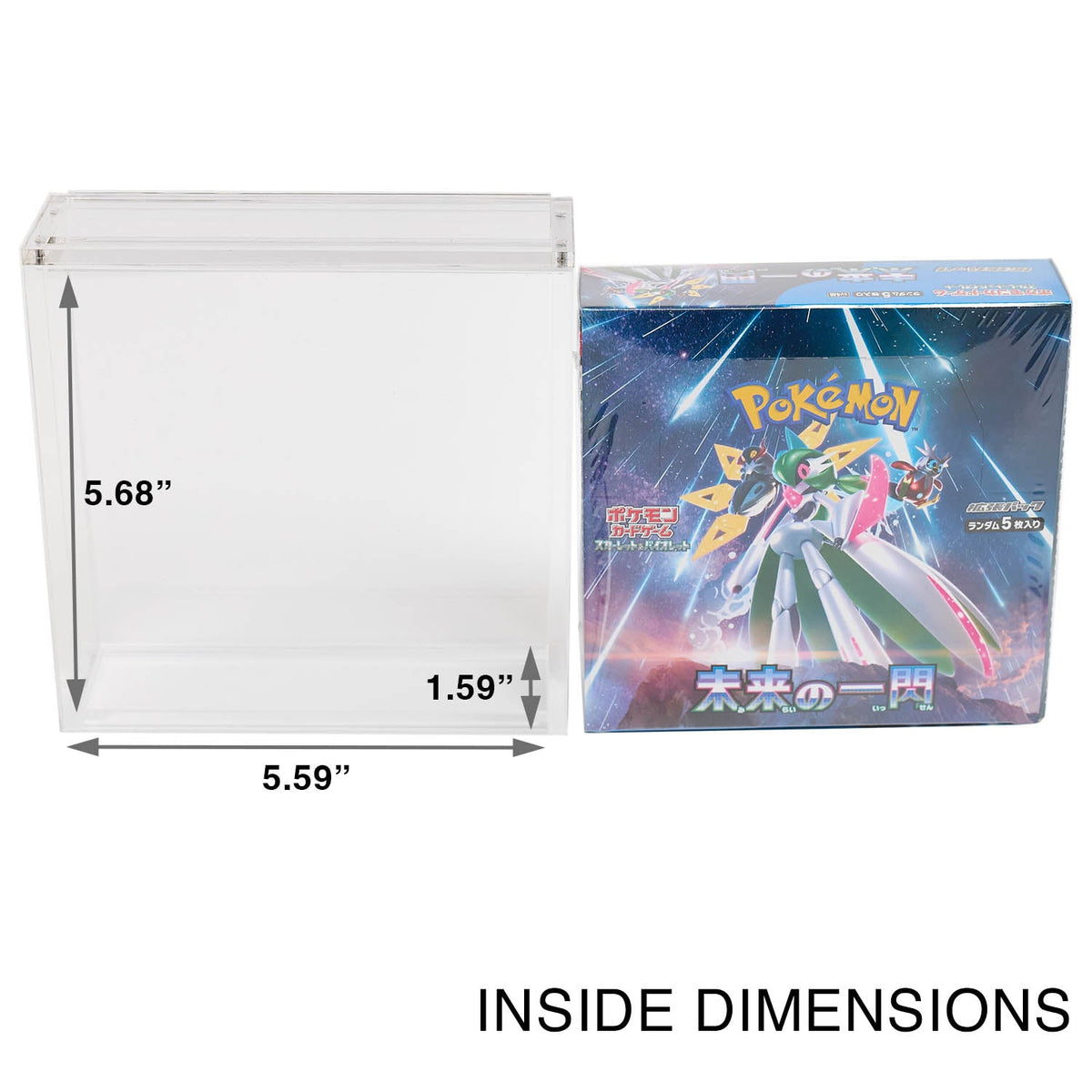 Pokémon Japanese Booster Box Ex Acrylic Case