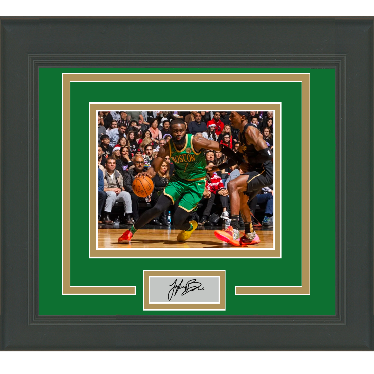 Framed Jaylen Brown Facsimile Laser Engraved Signature Auto Boston Celtics 11x14 Basketball Photo