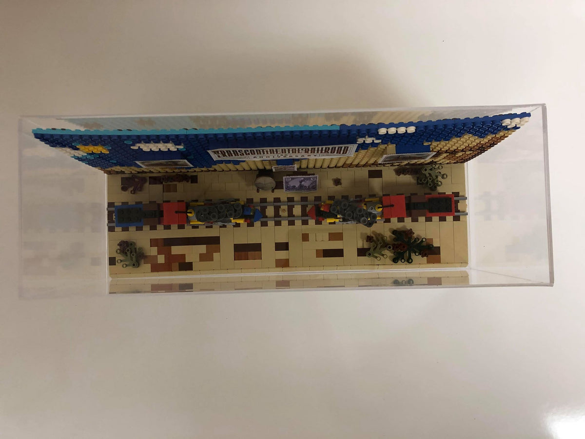 Versatile Acrylic Display Cases with Double Sheet Base with Mirror Case