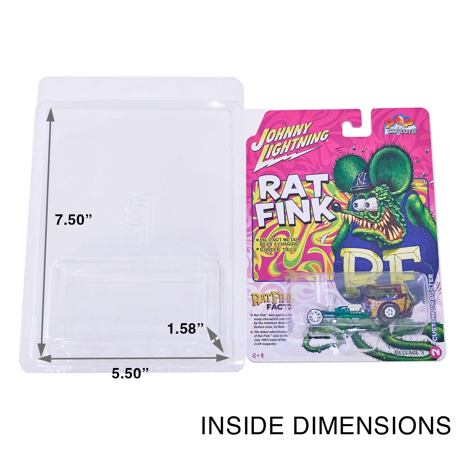 Platinum Protectors for Johnny Lightning and Auto World Die Cast Cars