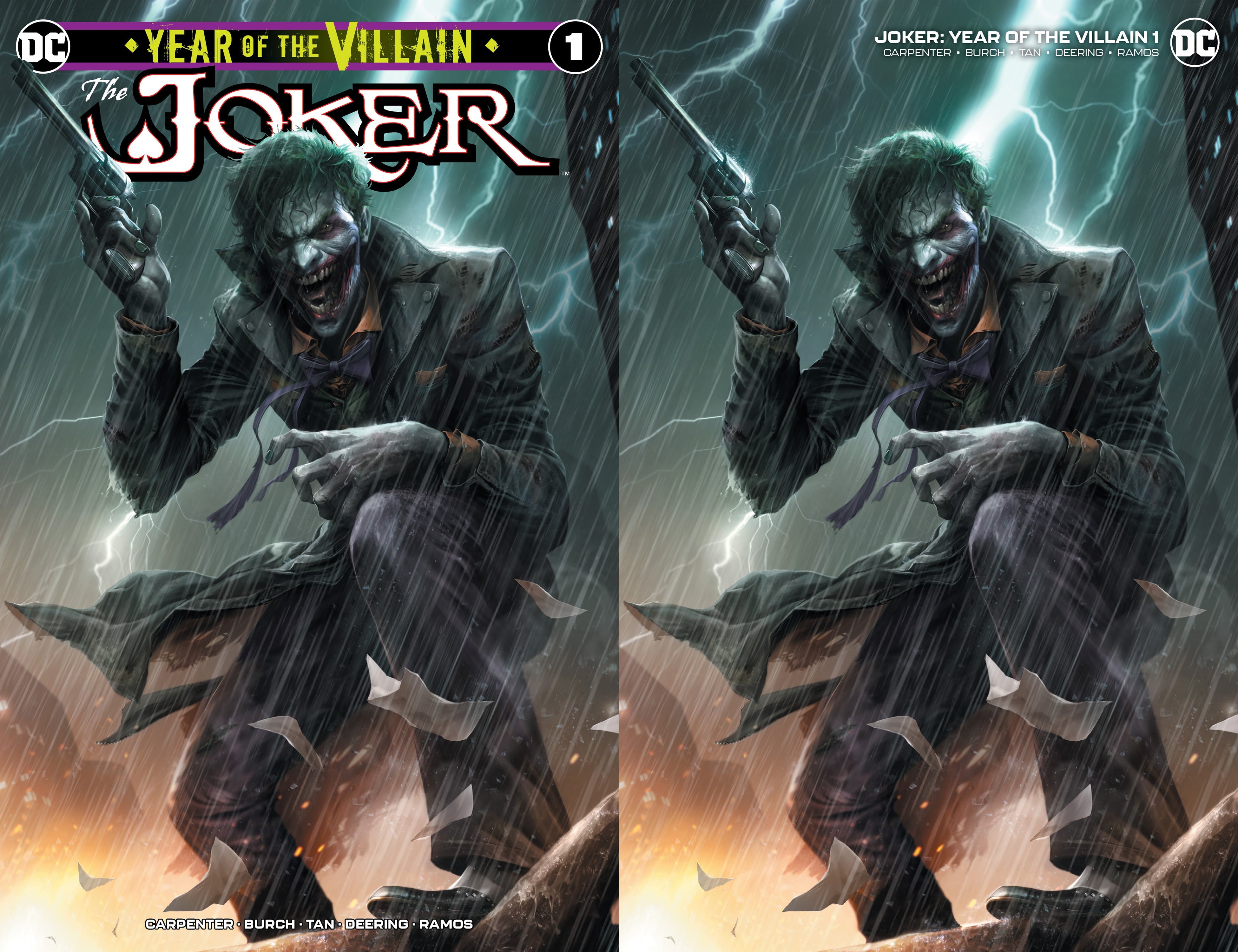 JOKER YEAR OF THE VILLAIN #1 Francesco Mattina Variant John Carpenter Batman (10/09/2019) DC