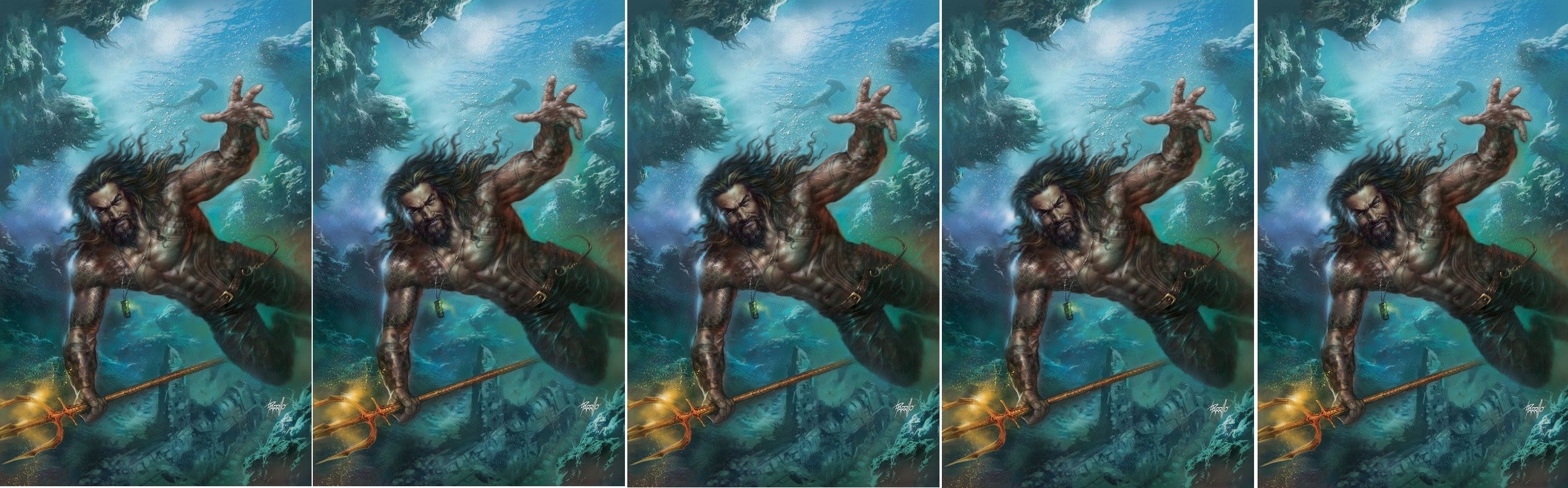JUSTICE LEAGUE #12 B DC Lucio Parillo Variant (DROWNED EARTH) (11/21/2018)