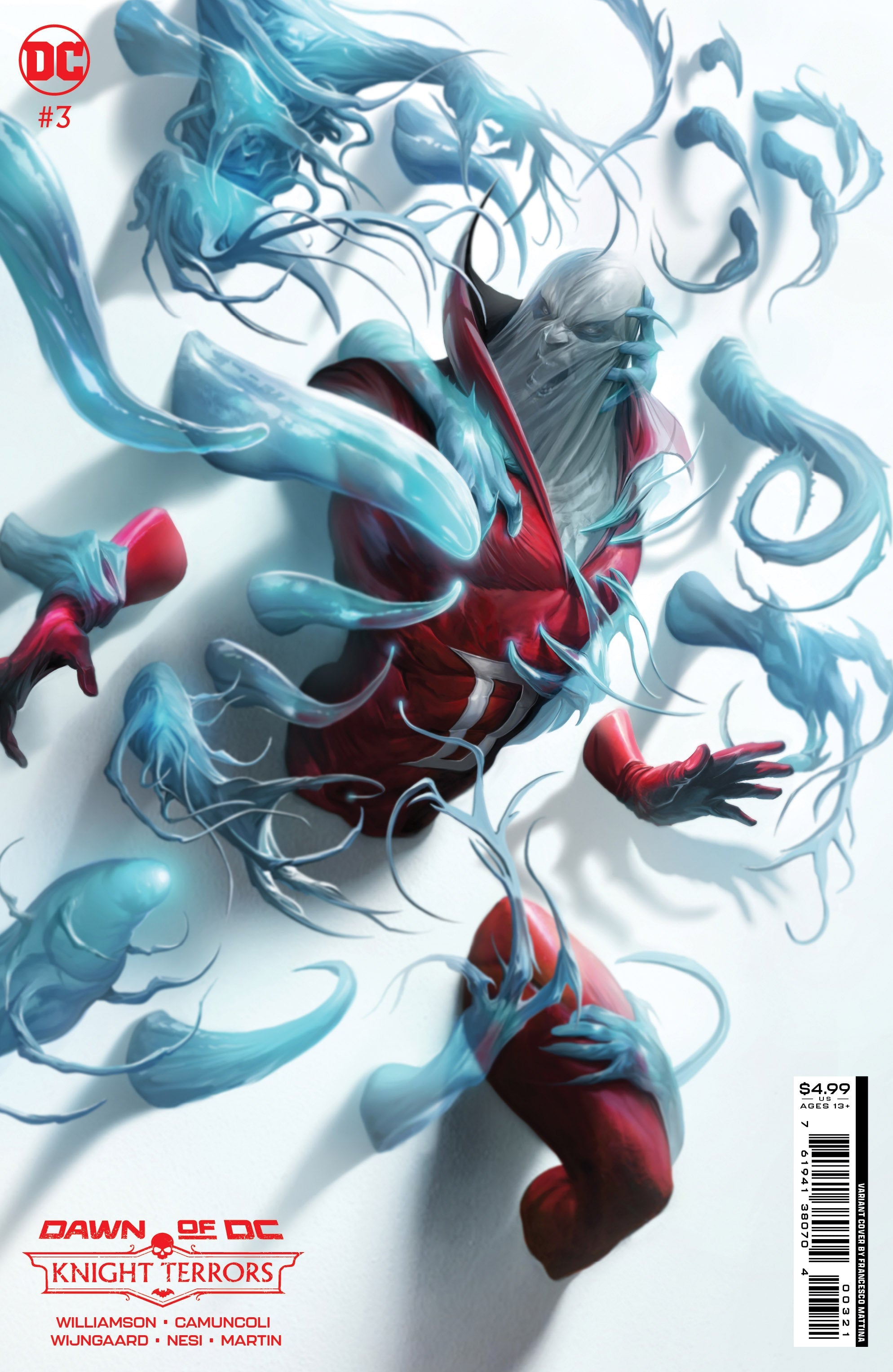 Knight Terrors #3 (Of 4) B Francesco Mattina Card Stock Variant (08/08/2023) Dc