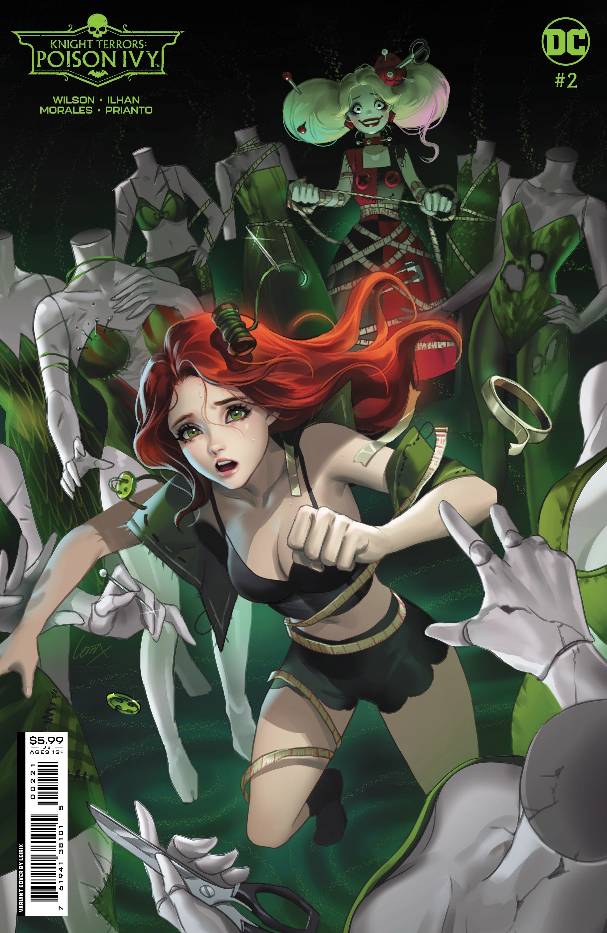Knight Terrors Poison Ivy #2 (Of 2) B Lesley Leirix Li Card Stock Variant (08/01/2023) Dc