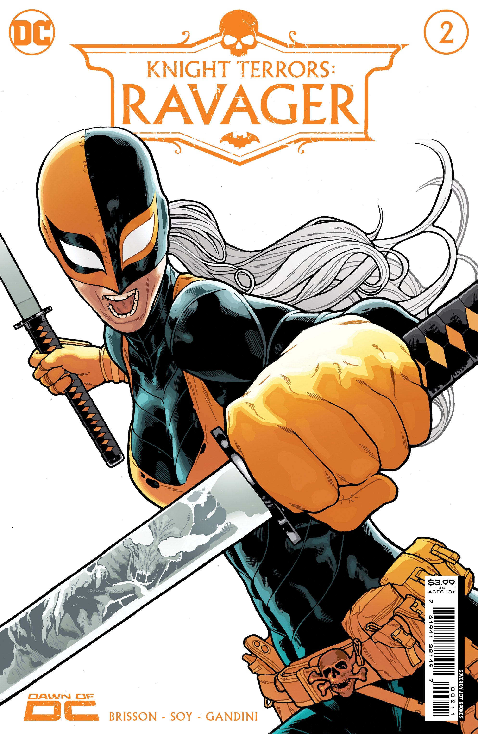 Knight Terrors Ravager #2 (Of 2) A Jeff Spokes Ed Brisson (08/01/2023) Dc