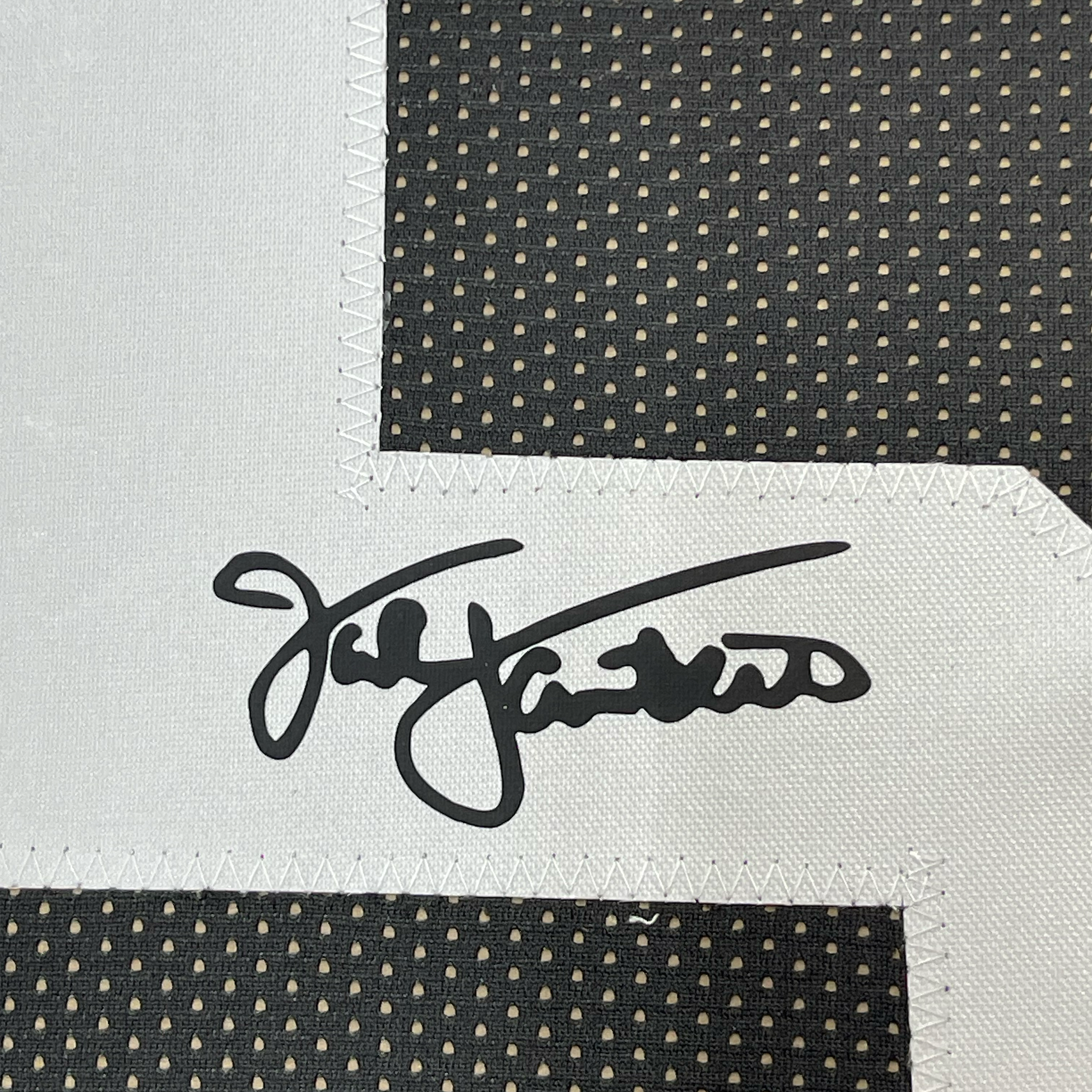 Framed Facsimile Autographed Jack Lambert 35x39 Pittsburgh Black Reprint Laser Auto Football Jersey