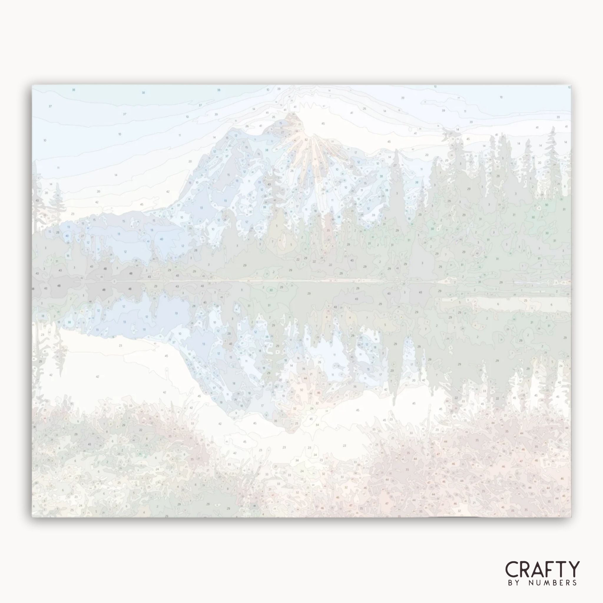 Snow Sunset Mountain