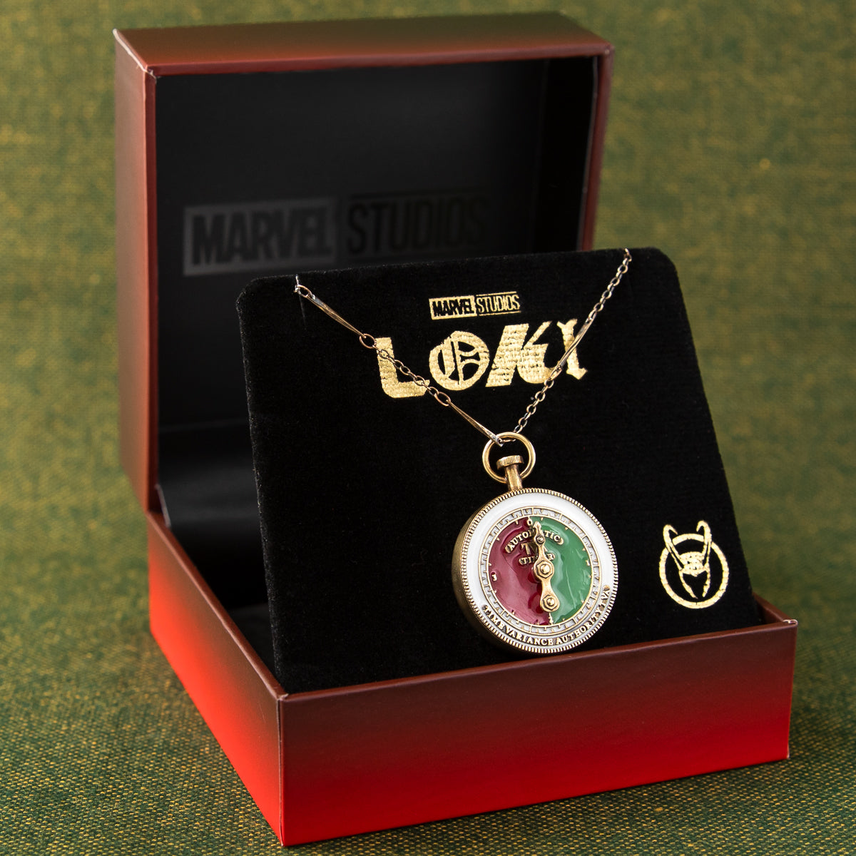 Marvel X RockLove MARVEL STUDIOS LOKI TVA Stopwatch Necklace