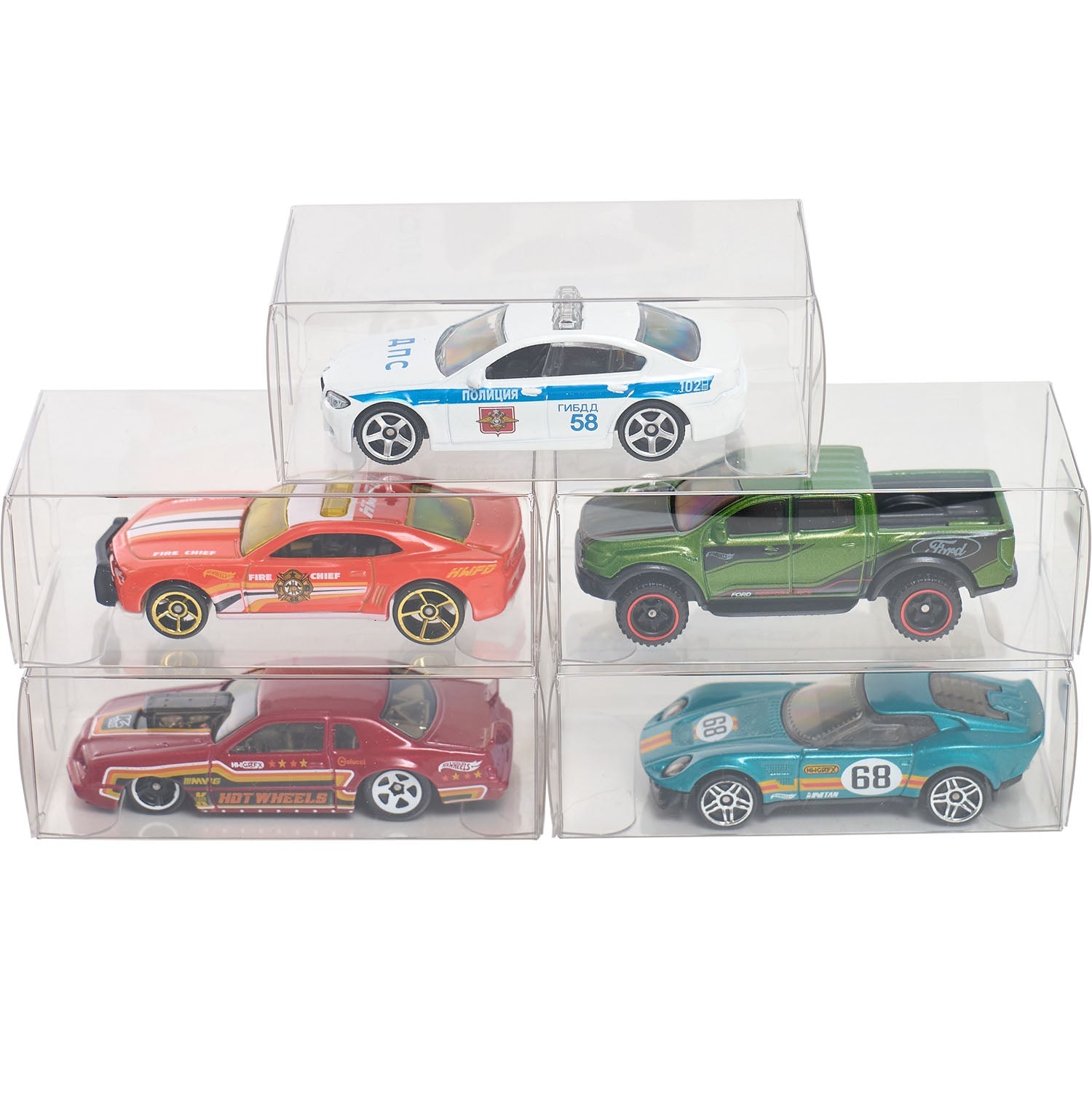 Platinum Protectors for Hot Wheels & Matchbox Loose Cars - UV & Scratch-Resistant