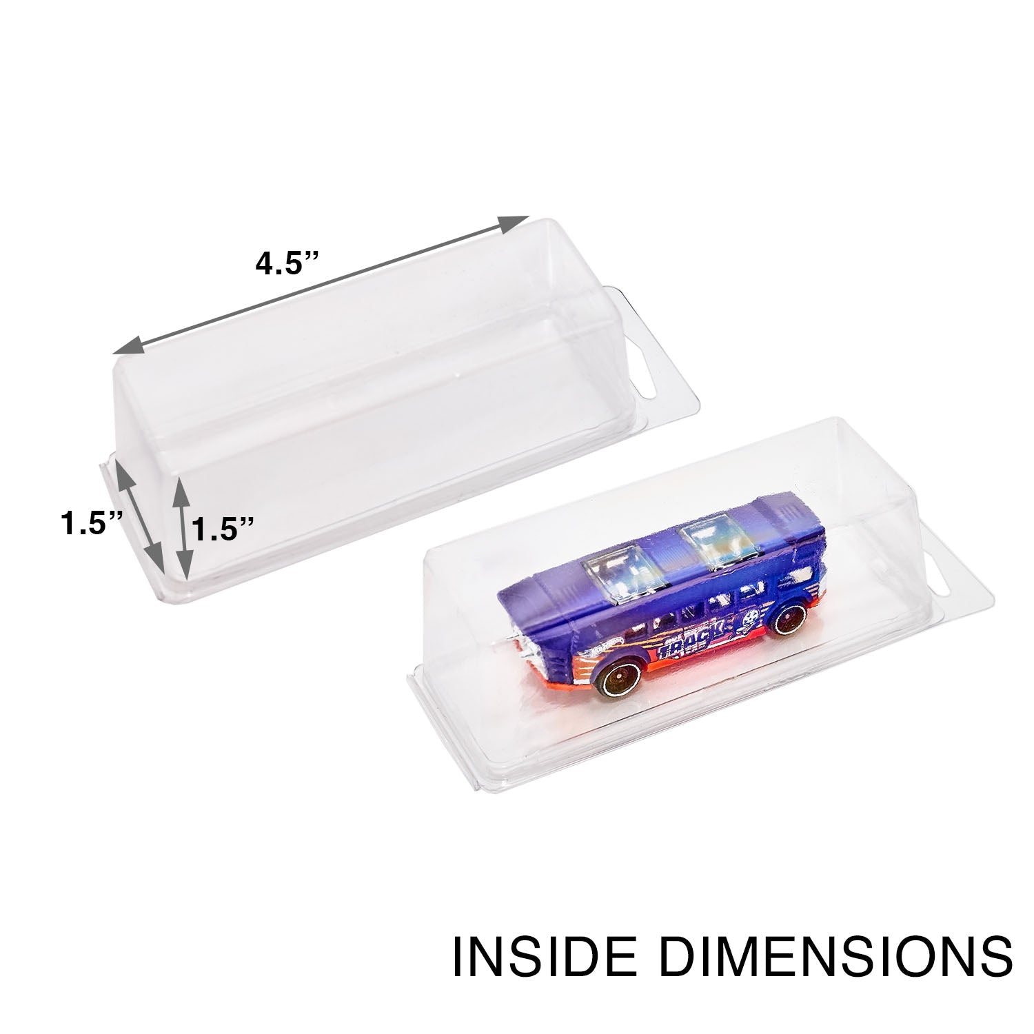 Platinum Protectors for Hot Wheels & Matchbox Mainline Loose Cars - Large