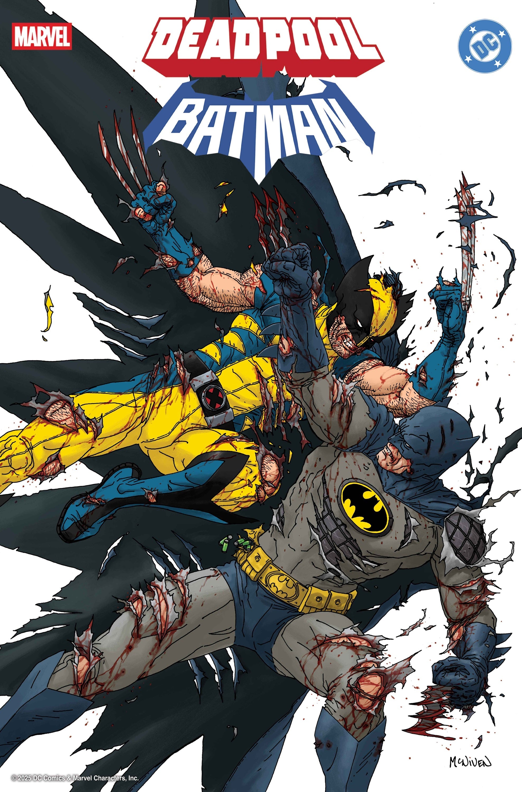 Marvel Dc Deadpool Batman #1 R 1:25 Steve Mcniven Variant (09/17/2025)