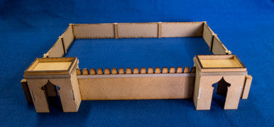 28mm Temple Walls (MDF) - 28MMDF160-2