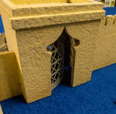 28mm Temple Walls (MDF) - 28MMDF160-2