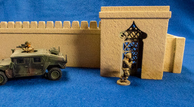 28mm Temple Walls (MDF) - 28MMDF160-2