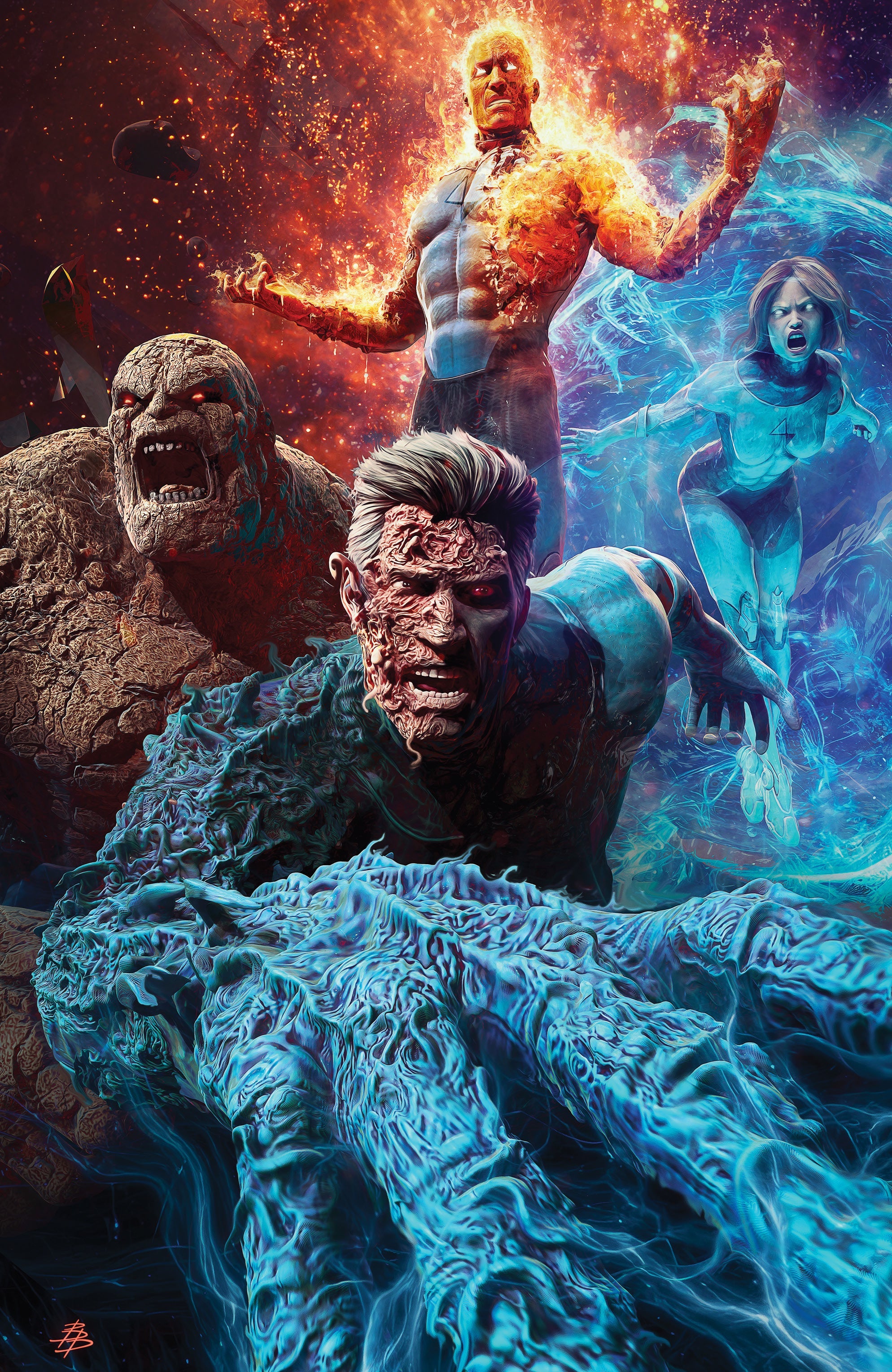 Marvel Midnight Fantastic Four Bjorn Barends