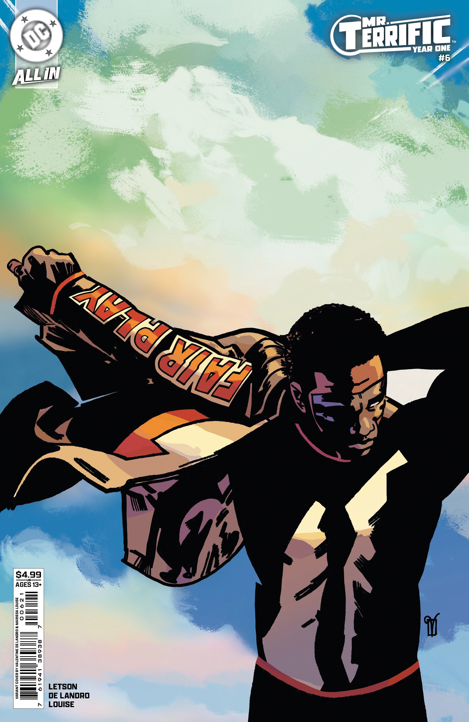 Mr Terrific Year One #6 (Of 6) B Valentine De Landro Variant (11/12/2025) Dc
