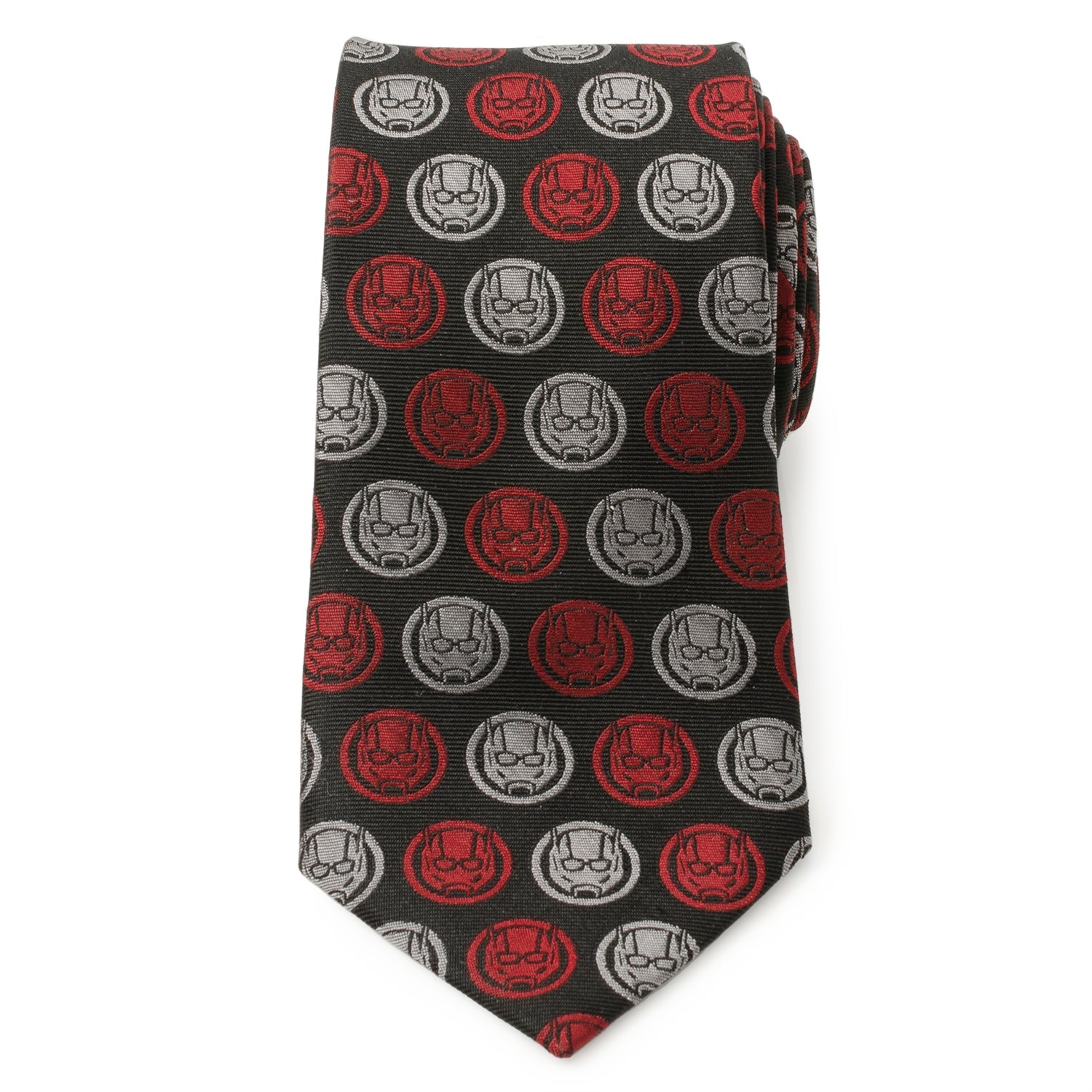 Marvel Ant-Man Red and Gray Charcoal Tie