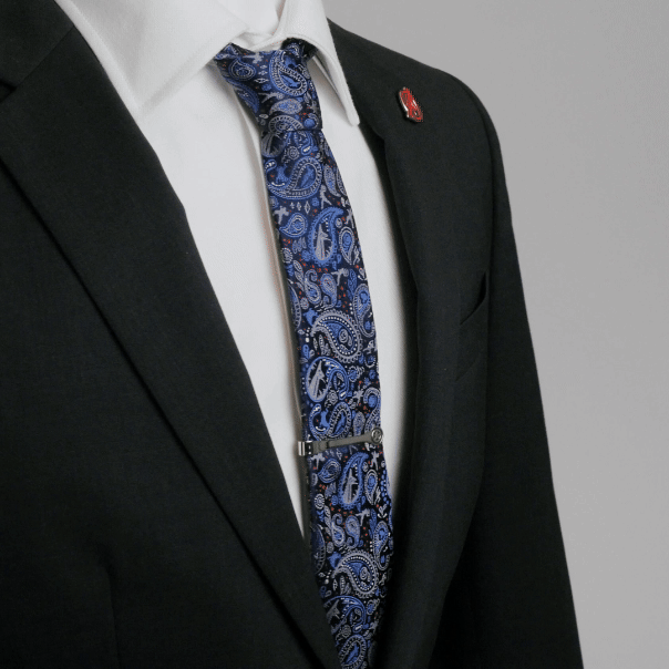 Marvel Captain America Sterling Silver Tie Bar