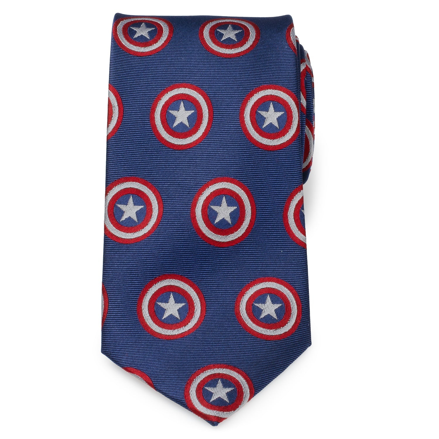 Marvel Captain America Hidden Message Blue Men's Tie