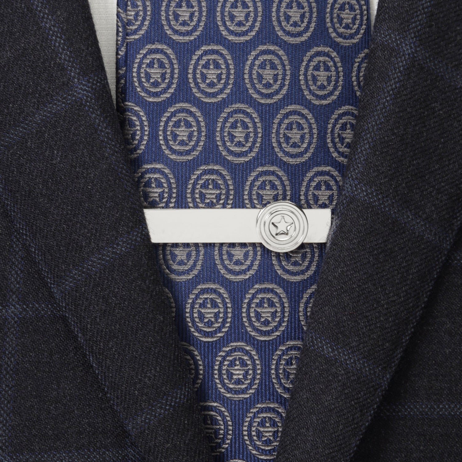 Marvel Captain America Hidden Message Tie Bar