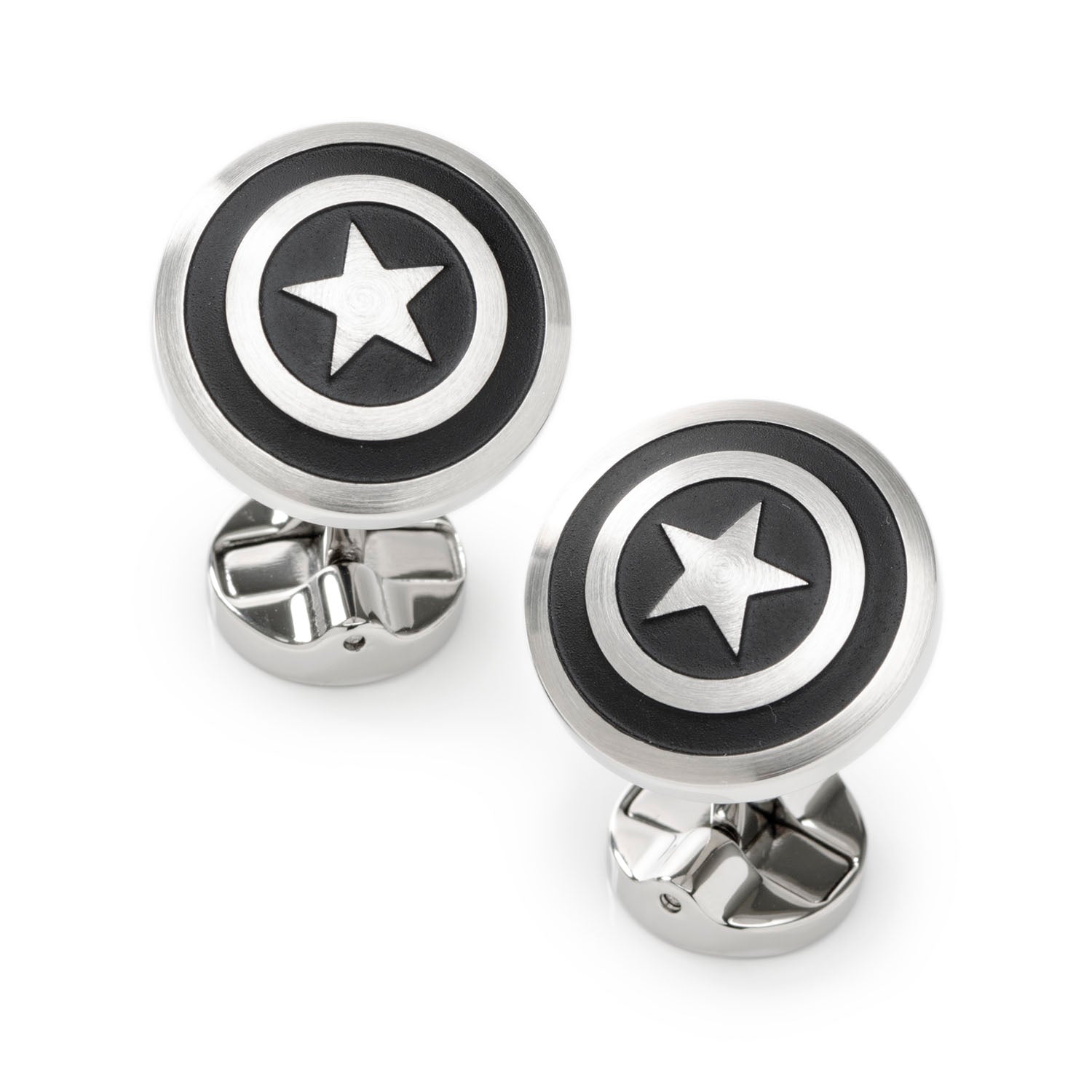 Marvel Captain America Shield Stainless Steel Cufflinks