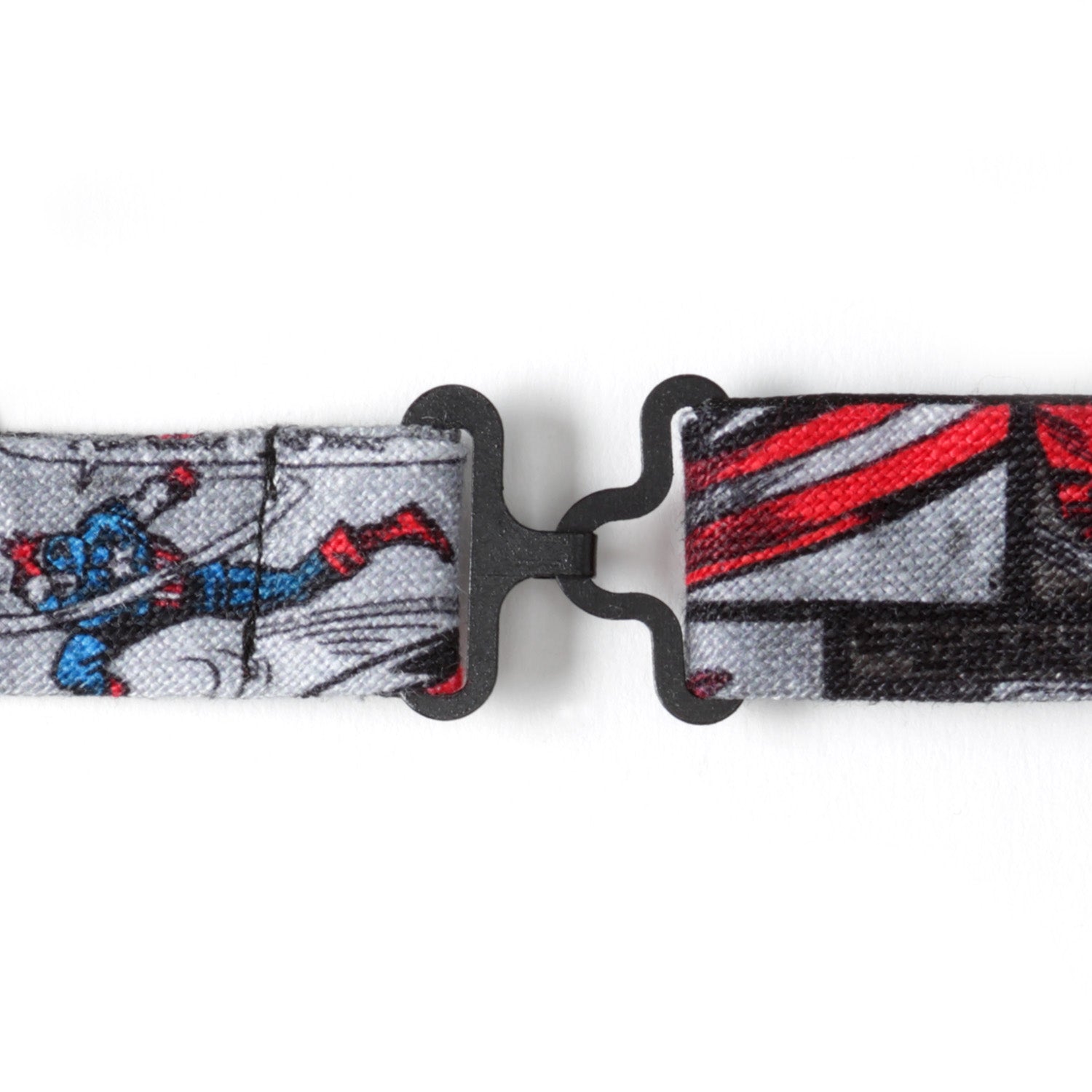 Marvel Captain America Comic Gray Men's Bow Tie