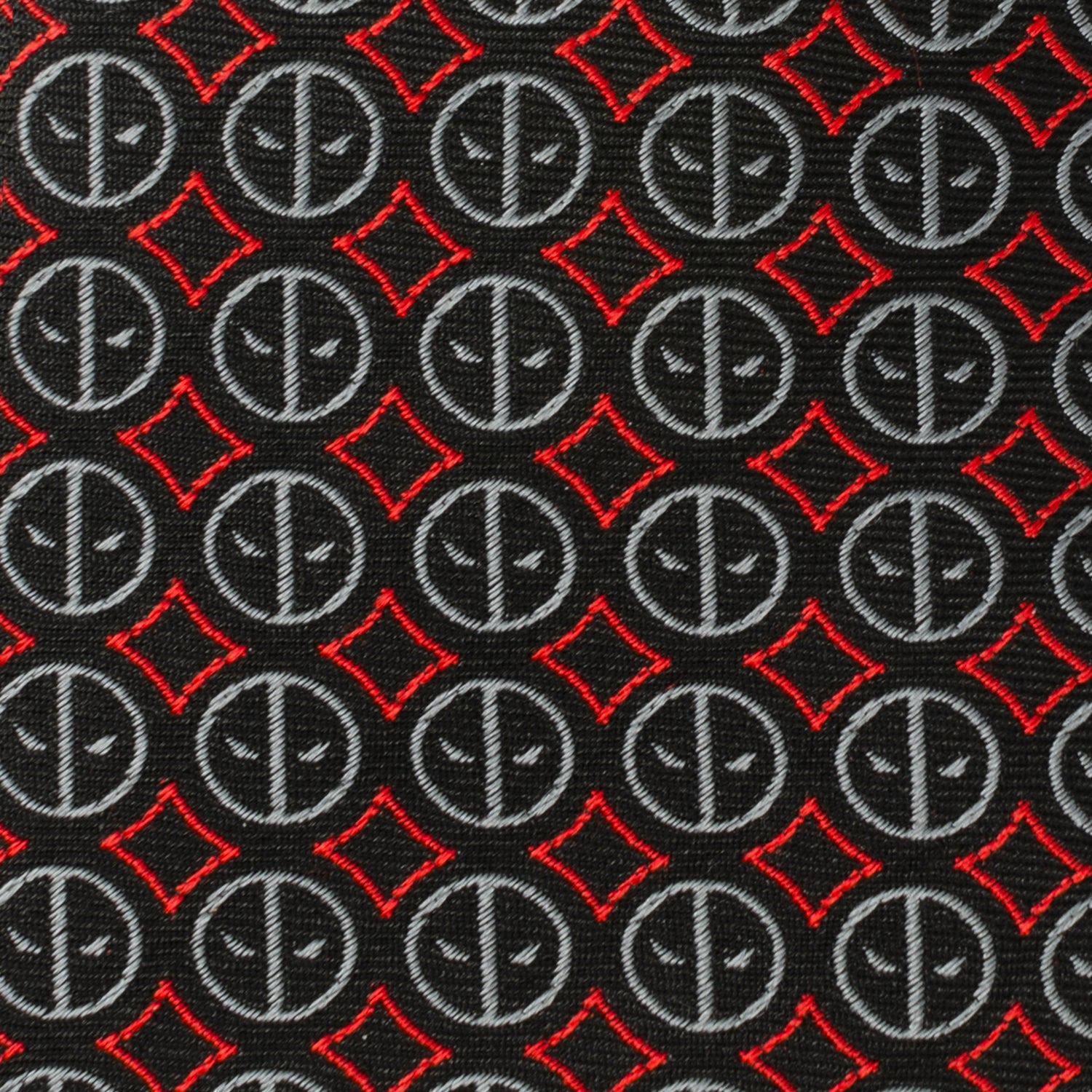 Marvel Deadpool Men's Black Tie