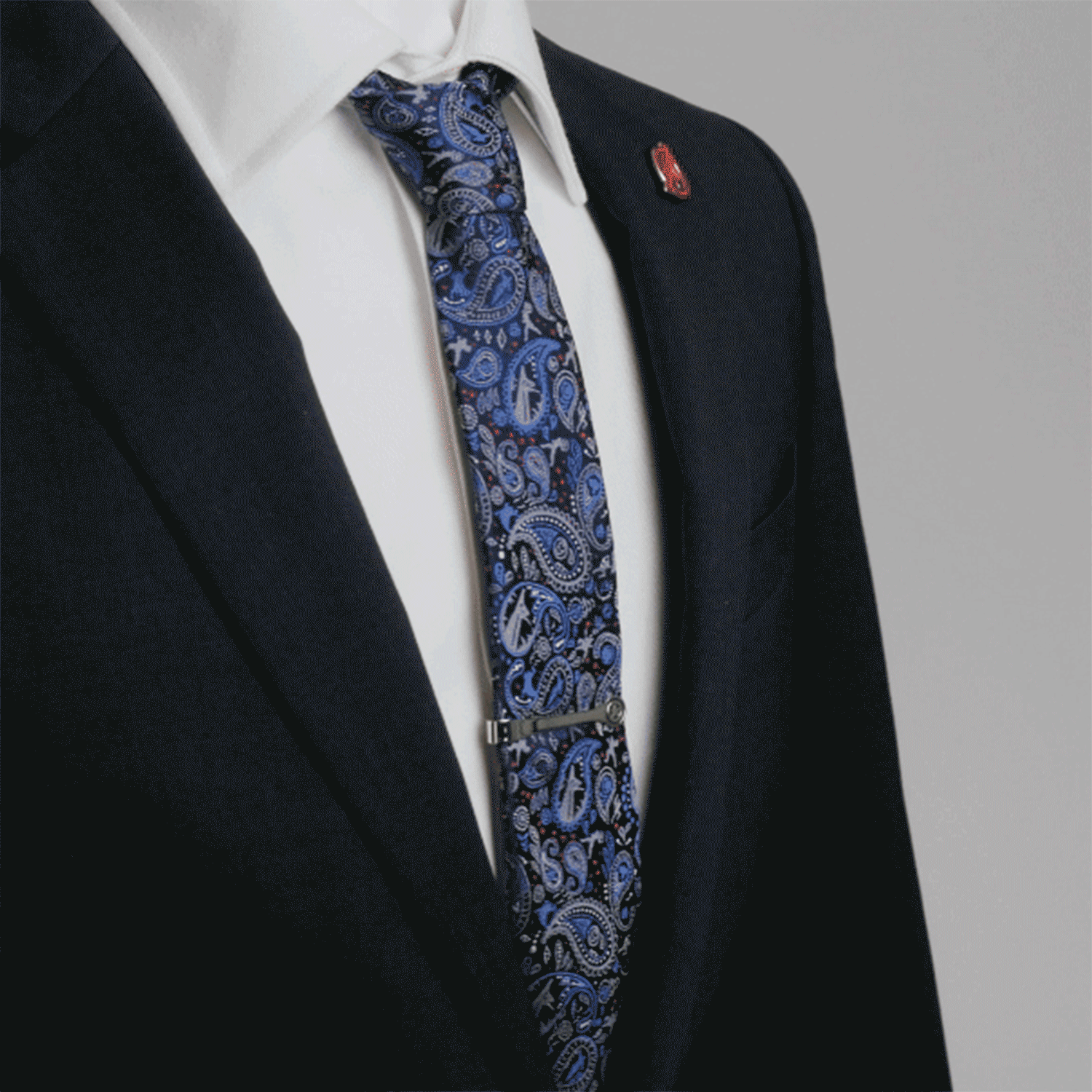 Marvel Avengers Blue Multi Paisley Men's Tie