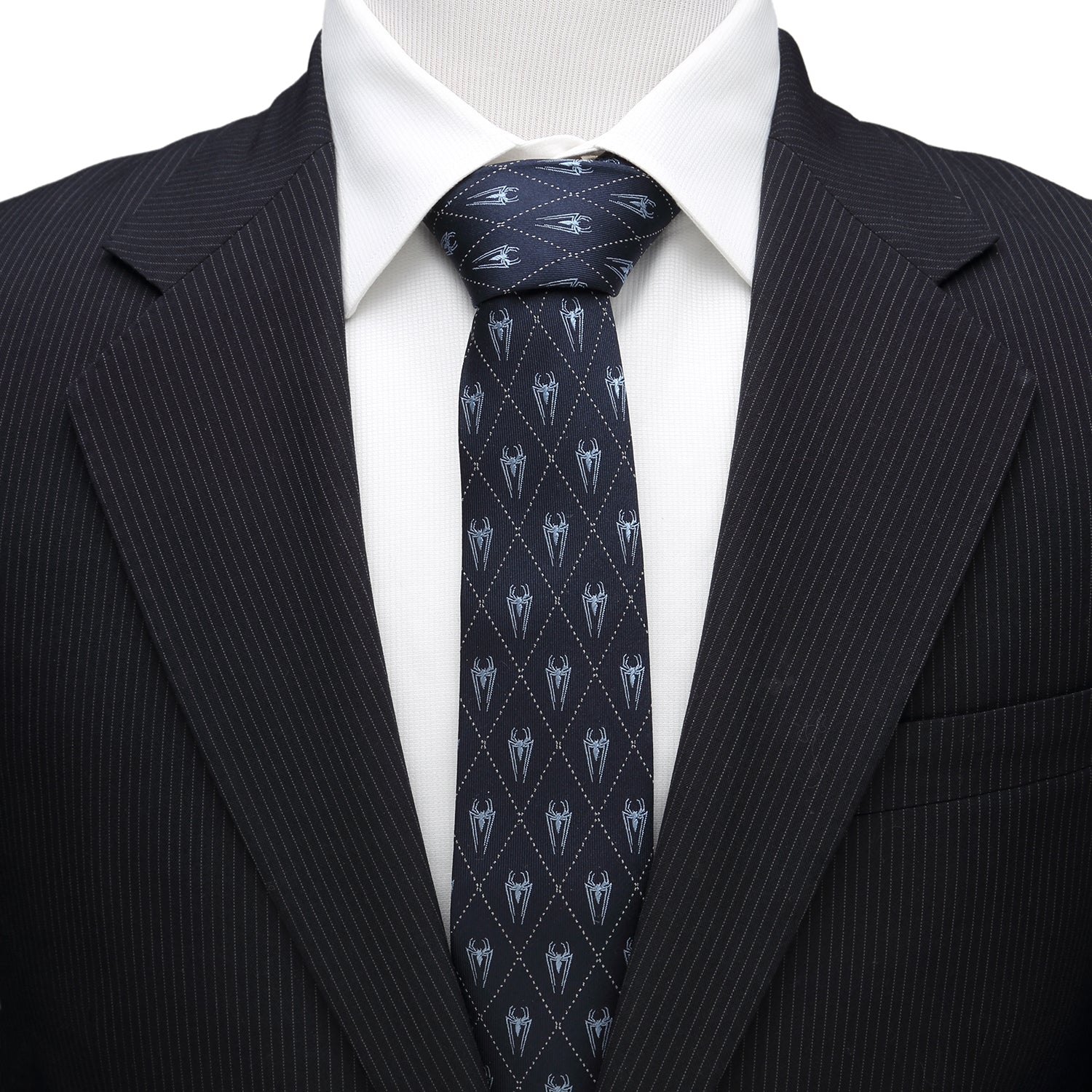 Marvel Spider-Man Diamond Navy Men's Tie