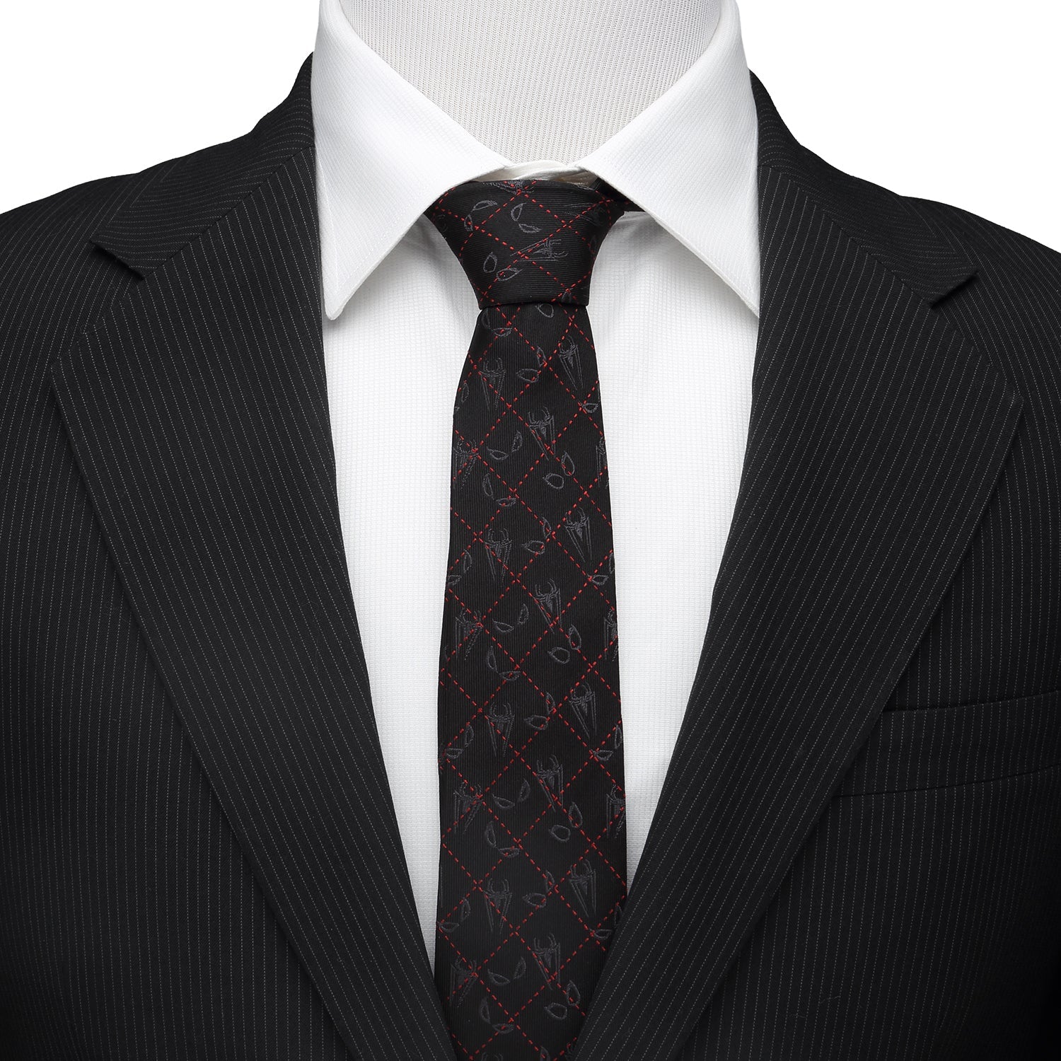 Marvel Spider-Man Eyes Diamond Men's Tie