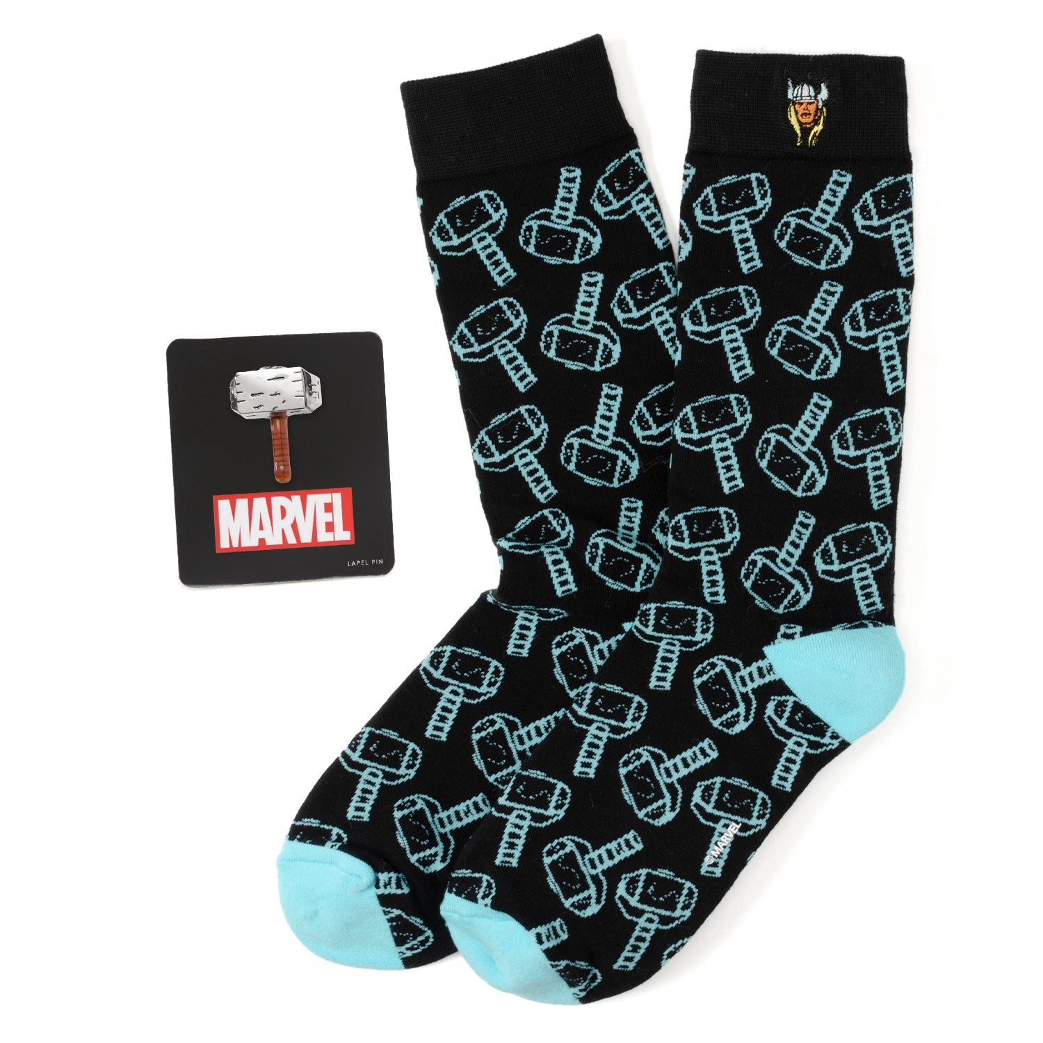 Marvel Thor Pattern Blue and Black Gift Set