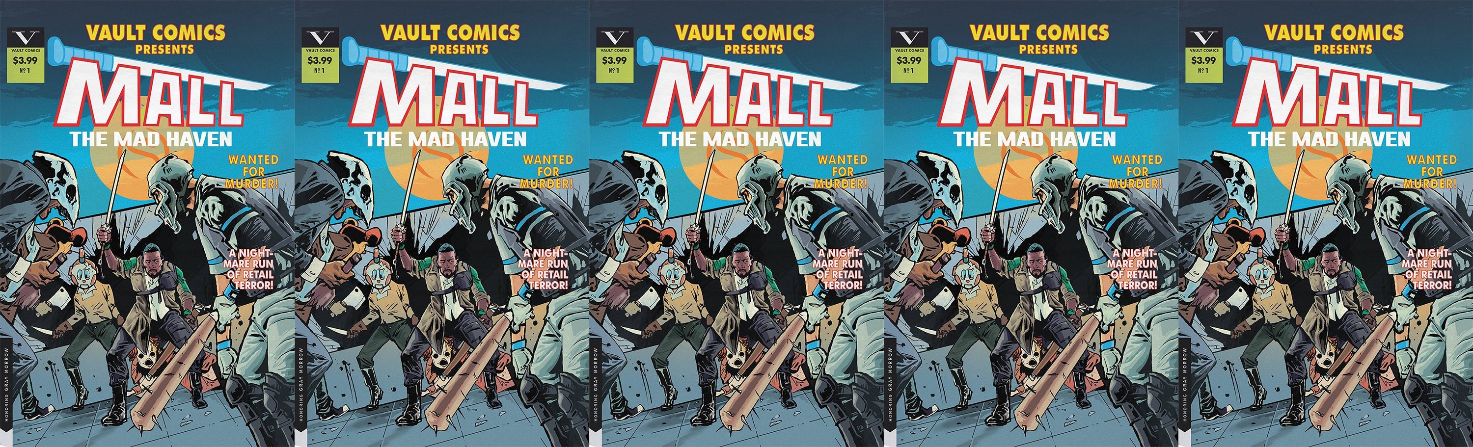 MALL #1 B Nathan Gooden Marvel Preview 3 Blade Homage Variant (MR) (08/28/2019) VAULT