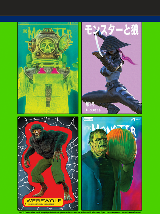 Mark Spears Monsters The Monster & The Wolf #1 A Mark Spears Blind Bag (10/15/2025) Ex Posse 10 PACK