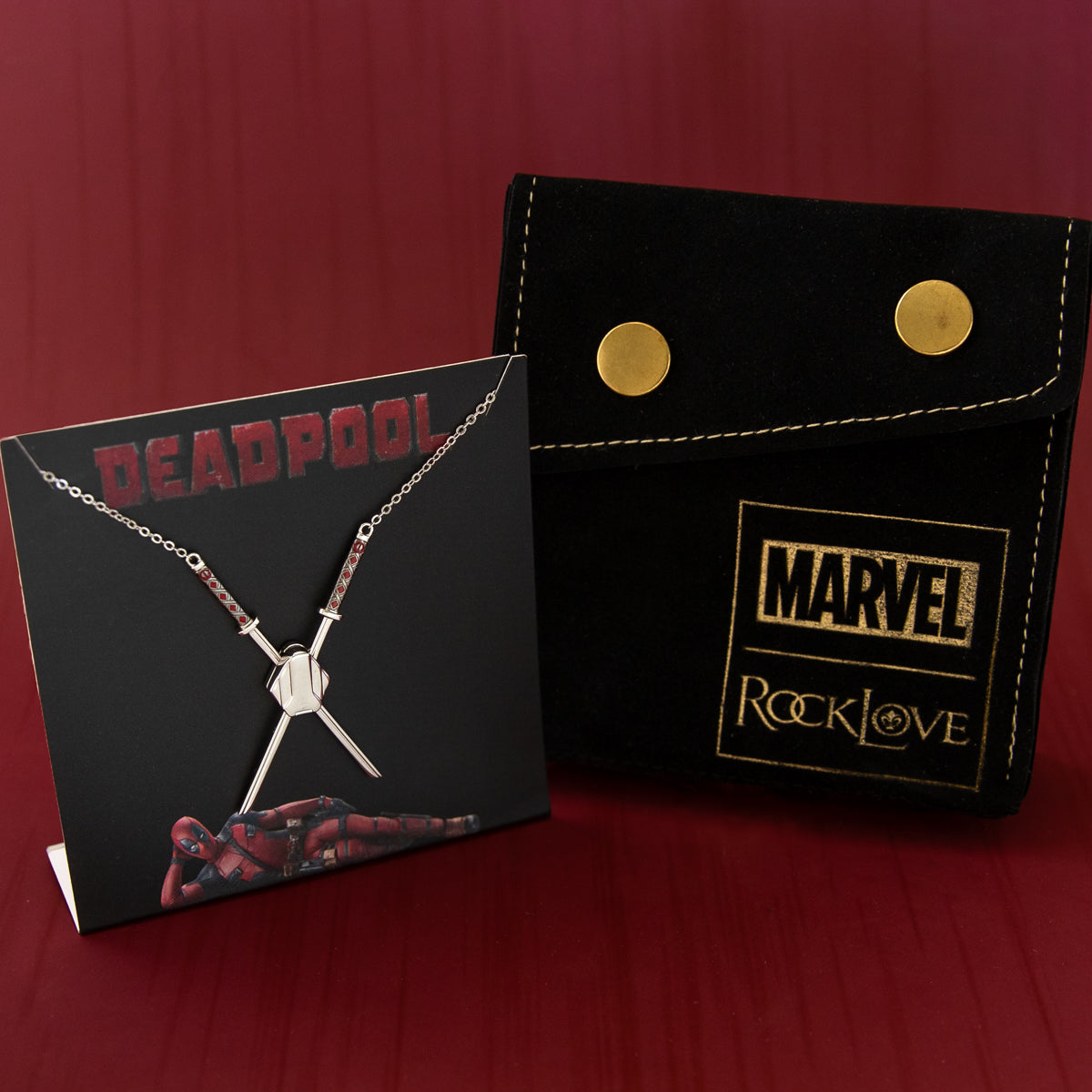 Marvel X RockLove DEADPOOL Katana Necklace