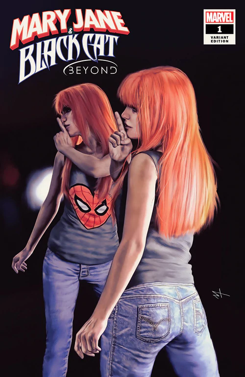 Mary Jane Black Cat Beyond #1 Marco Turini Trade Variant GGA (01/26/2022) Marvel