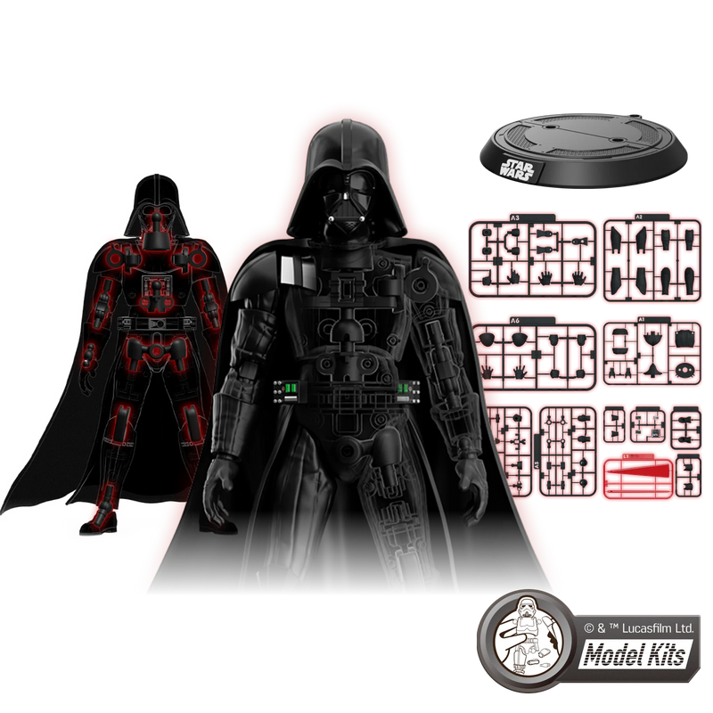 Star Wars: The Empire Strikes Back™ Champion Class 01 Darth Vader Model Kits | Blokees