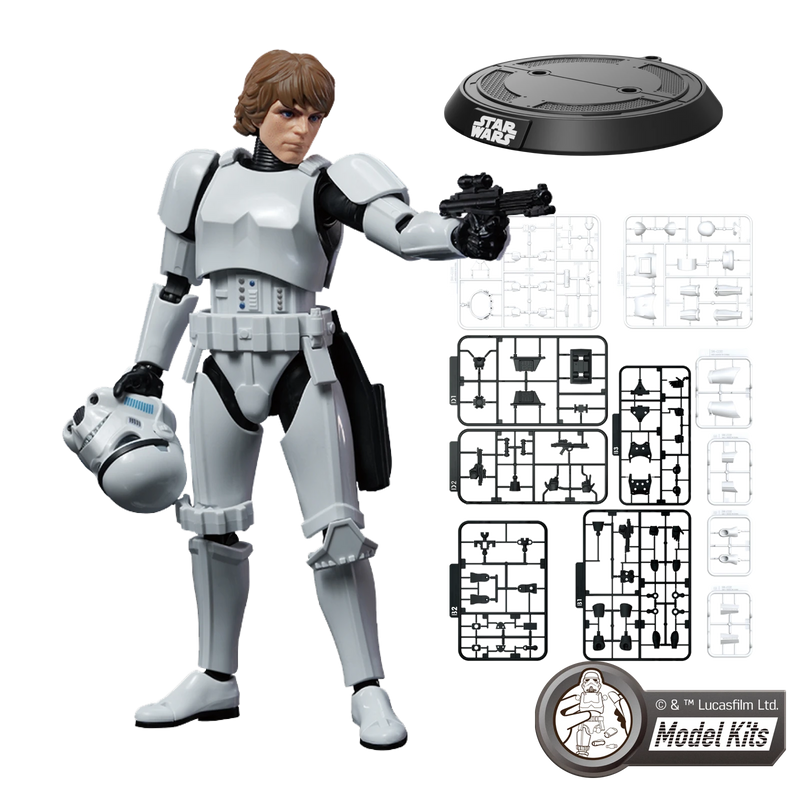 Star Wars: A New Hope™ Champion Class 04 Luke Skywalker Stormtrooper Disguise Version Model Kits | Blokees