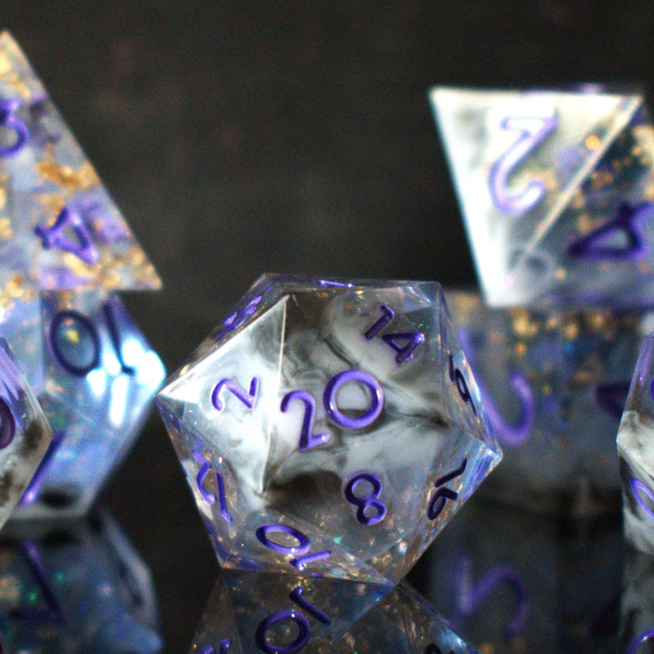 Mirage Arcane Sharp-Edged Resin Dice Set