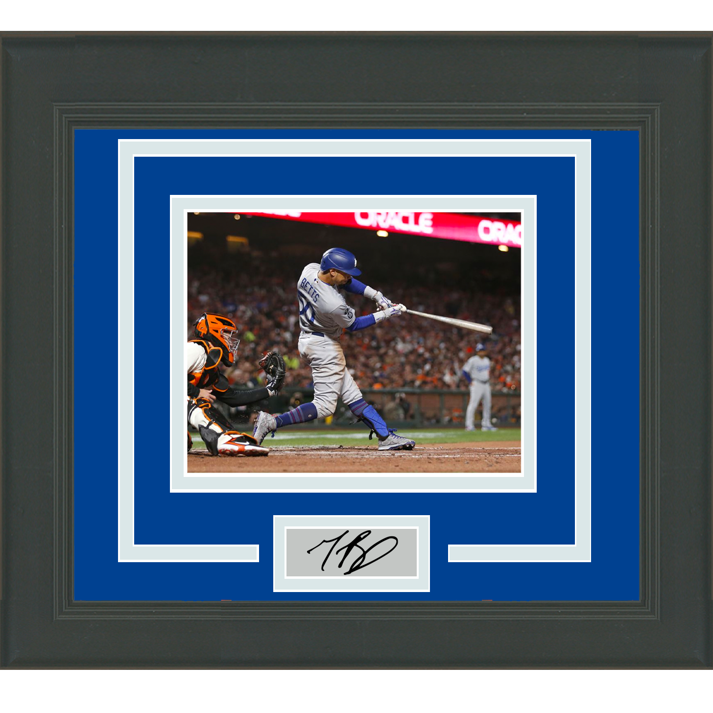 Framed Mookie Betts Facsimile Laser Engraved Signature Auto Los Angeles Dodgers 11x14 Baseball Photo