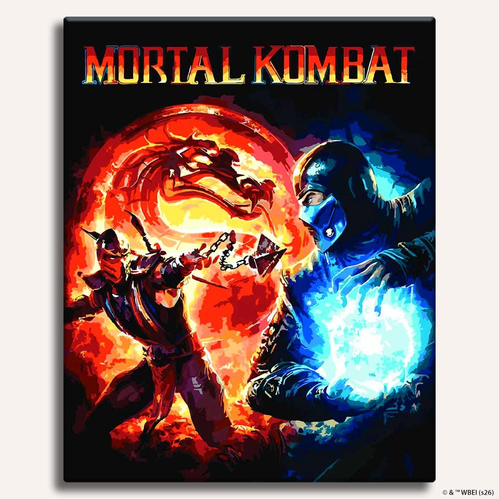 Mortal Kombat - Paint By Numbers Kit