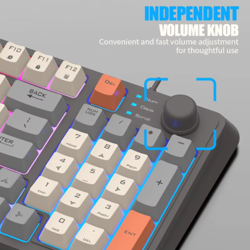 Onetify 94 Keys Portable Wired Keyboard and Mouse Set