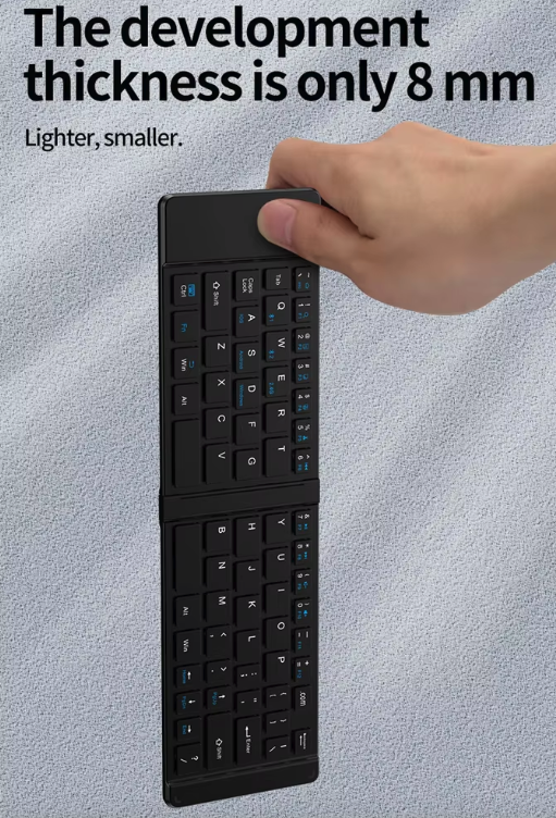 Dual Mode Foldable Wireless Keyboard and Mouse Set