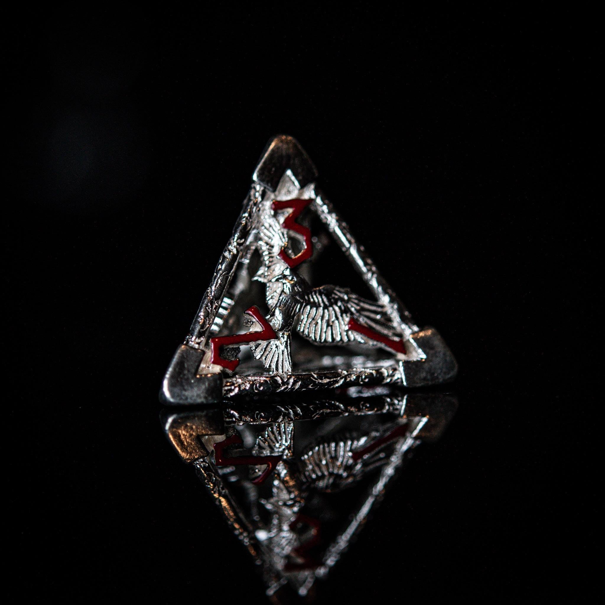 NYCC Exclusive Sterling Silver Dice Set - Red