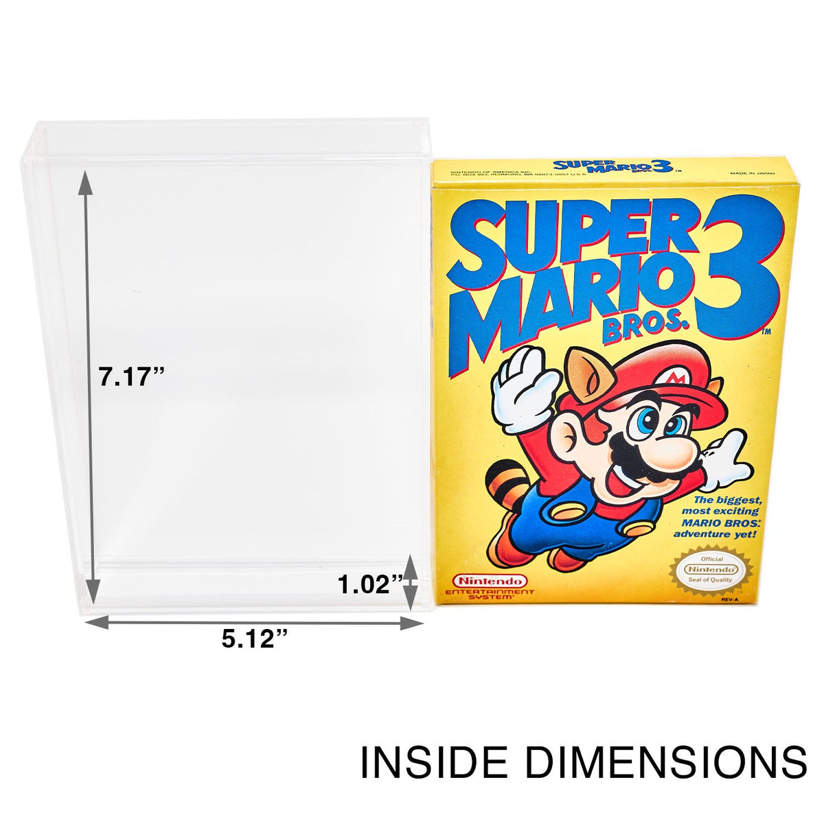 Acrylic Nintendo NES Game Box Case