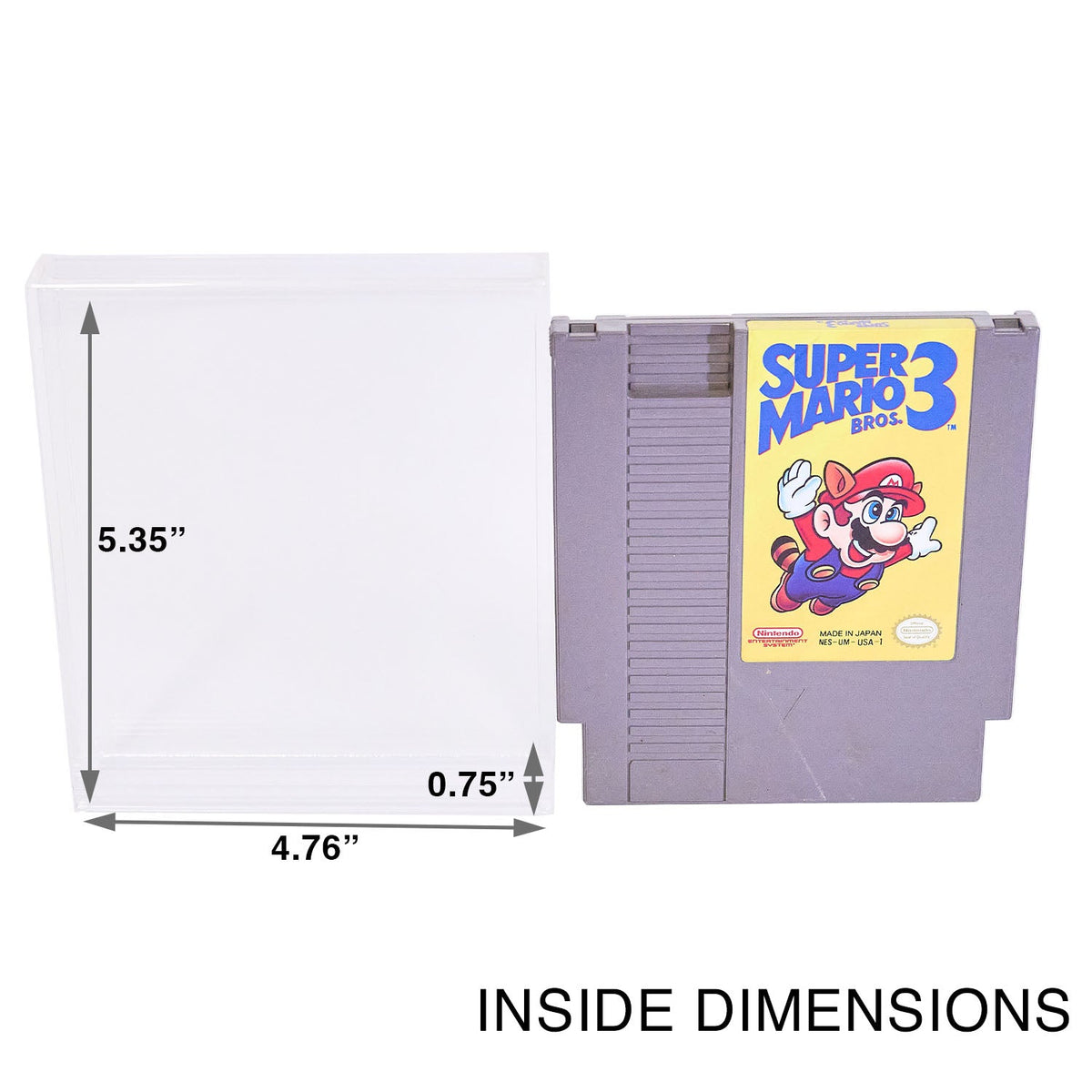 Acrylic Nintendo NES Game Cartridge Case