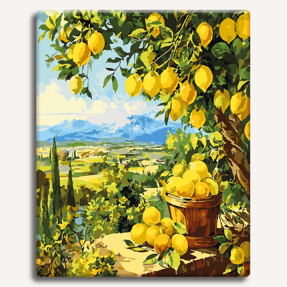 Lemon Garden - Paint By Numbers Kit
