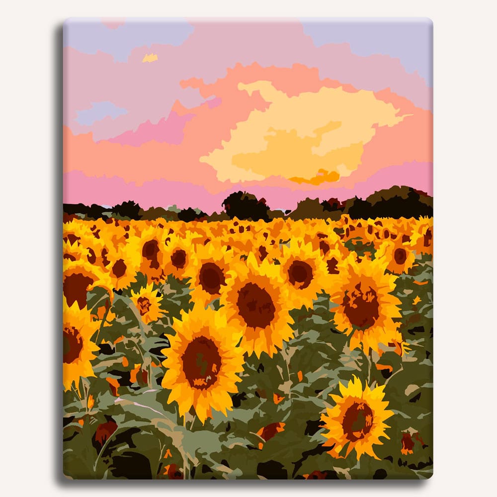 Sunflower Field - Paint By Numbers Kit