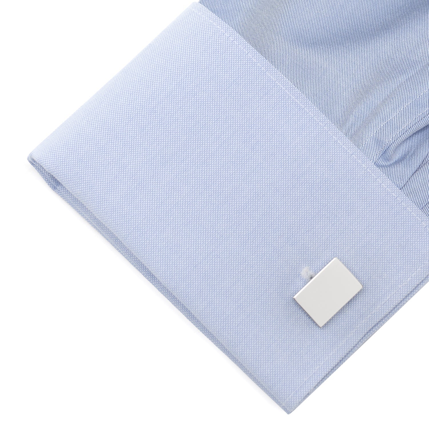 Custom Engraved Block Photo Cufflinks